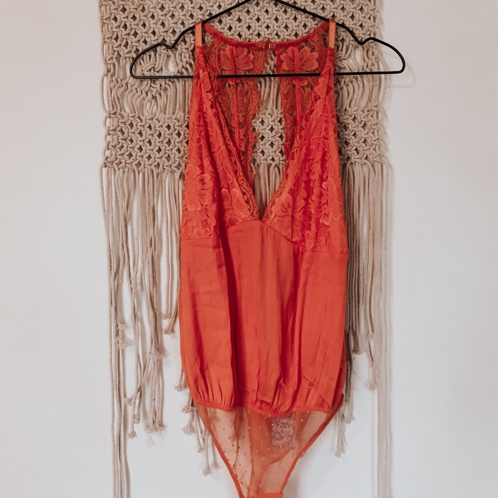 NWT Free People Lace Bodysuit